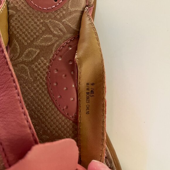 BØRN Pink Flower Sandals - Size 9 - Picture 5 of 8